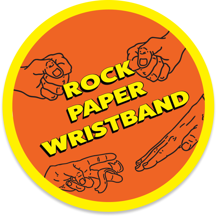 Rock Paper Wristband